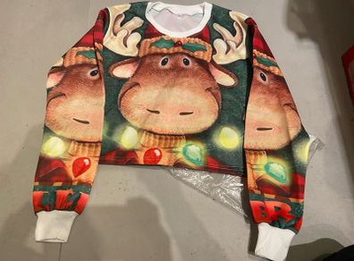 Christmas jumper lose fit women size S/M BNIB