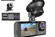 Dash Cam Front Rear Inside Cab Car IR Night Vision Loop Recording &amp; 2" IPS Screen 1080P Taxi Van Mini bus 3 Camera