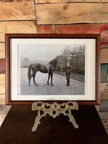 Framed print of Racehorse St Simon contemporary reproductions