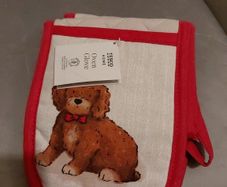 Dog lovers oven gloves