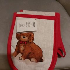 Dog lovers oven gloves