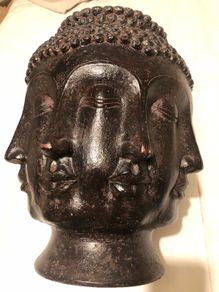 Multi-faced Buddha flower pot
