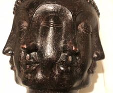 Multi-faced Buddha flower pot