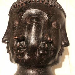 Multi-faced Buddha flower pot