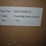 Light wall sconces x 2 silver brand new Image 3