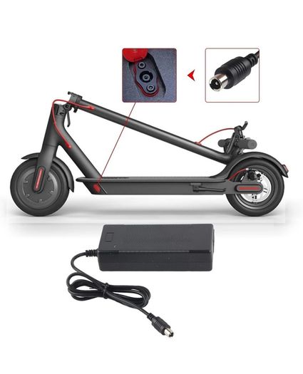 Battery Charger For Electric Scooter Aovo/Pro, Xiaomi MI M365/Pro, Segway Ninebot Scooter 42v 2A UK PLUG
