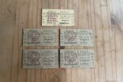 Old Irish Train Rail Tickets