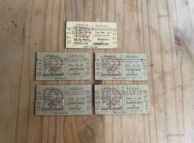 Old Irish Train Rail Tickets