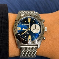 Aquastar Deepstar Blue Ray automatic dive watch