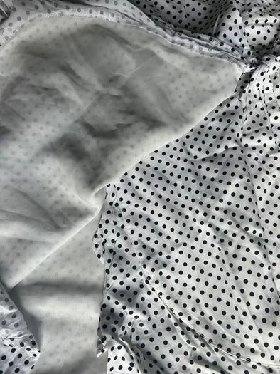 Karen Millen White Polka Dot Wrap Dress