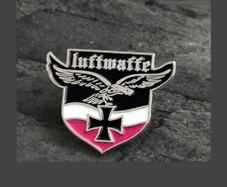 German World War Two WW2 Luftwaffe Eagle Lapel Pin