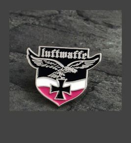 German World War Two WW2 Luftwaffe Eagle Lapel Pin