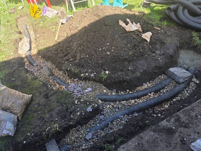 Drainage pipe 100mm diameter