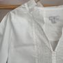 blouse Bnwot gap size 12 100% cotton frilled collar shirt long sleeved Image 5
