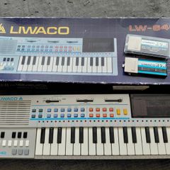 vintage Liwaco keyboard in box with 3 music roms