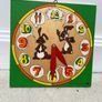 vintage SIO wooden learning clock from the 1970s. Image 2