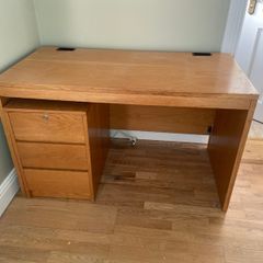 Solid wooden desk