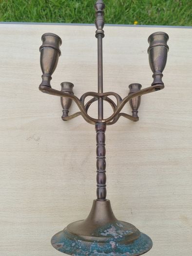 Vintage Brass Candlestick Peerage England
