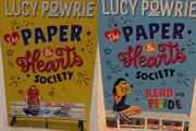 The Paper and Hearts Society books by Lucy Powrie