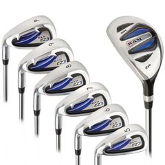 NEW Left Handed Mens Golf Clubs Set RAM Ez3 Irons & Hybrid