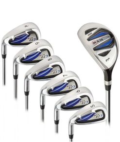 NEW Left Handed Mens Golf Clubs Set RAM Ez3 Irons & Hybrid