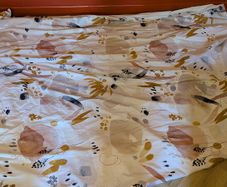 Marks and Spencer Abstract Print, Pencil pleat Curtains