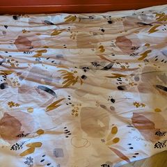 Marks and Spencer Abstract Print, Pencil pleat Curtains