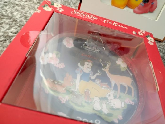 Box Of New as New Disney Christmas Ornaments and Gifts