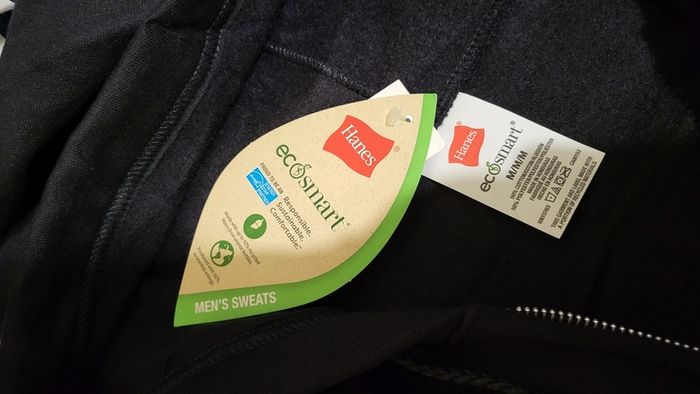 hanes black small hoodie