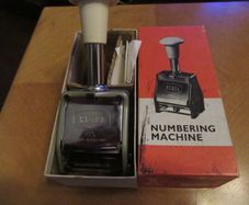 Rexel Numbering Machine 1970s