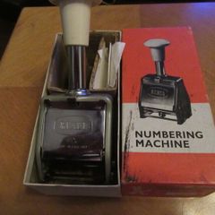Rexel Numbering Machine 1970s