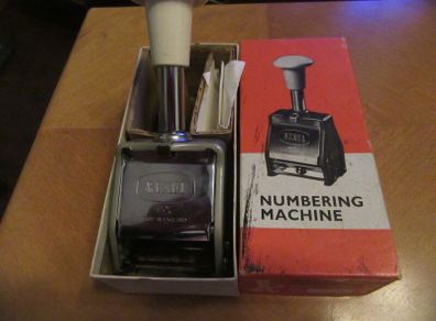 Rexel Numbering Machine 1970s