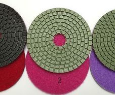 100mm, 4" 3 STEP Wet Diamond Polishing Pads