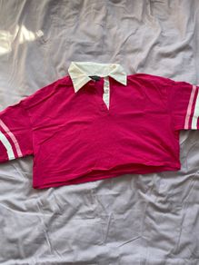 crop polo top