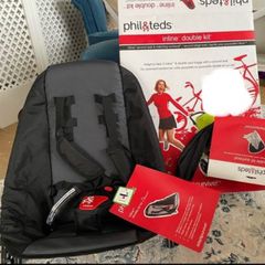 Phil and Teds Second Child Seat Inline Classic BRAND NEW