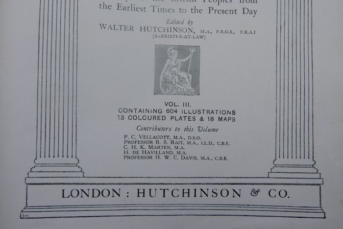 Hutchinson Story of the British Nation Vol I II III