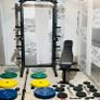 Half Rack Olympic Weights Barbell Dumbbells Image 4