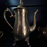 Antique Gold Plated Teapot Set Image 7