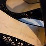 Beautiful Black Gold heels by Hobbs London, size 7 Image 3