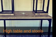 Table  and stool