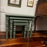 Vintage Nest of Tables GREEN Image 4
