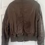All Saints Green Bomber Jacket Size S Image 6