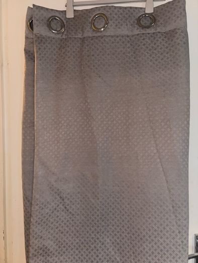 Heavy grey lined Curtains 90 x 90