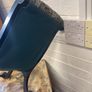 antique ebonised ladies nursing low slipper vintage chair Image 6