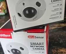 Smart security cameras,never used,original price was 240 each