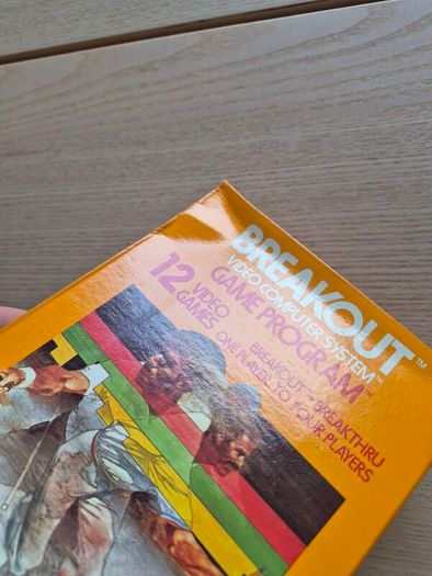 Breakout Atari 12 Video Games box
