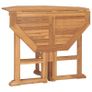 5 Piece Folding Outdoor Dining Set Solid Teak Wood Image 5