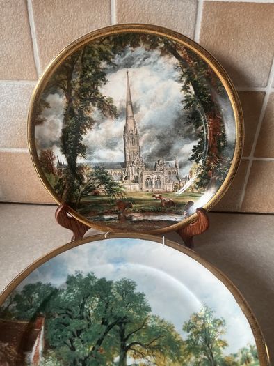 2 Arklow Pottery "Art Collection " 10.5" wall plates