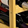 Bamboo Wine Rack for 16 Wine Bottles, 4 Shelves, 43 cm x 23.5 cm x 38 cm Natural Image 6