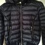 Holland copper down puffer jacker Size medium Pit to pit 20" black Hooded in good condition Image 6